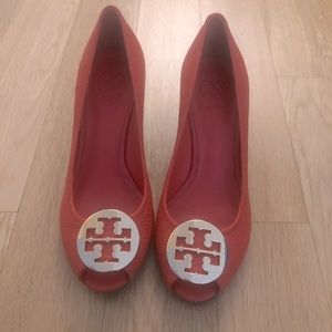 Brand new Tory Burch wedge heels - size 7